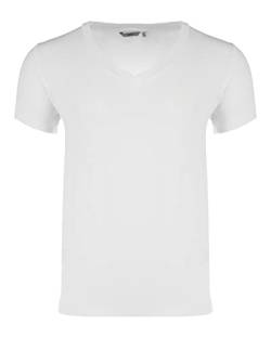 Mexx Men's Under v-Neck T-Shirt, White, M von Mexx