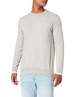 Mexx Mens with Contrast Tipping at The Sleeves Pullover Sweater, Grey Melee, M von Mexx