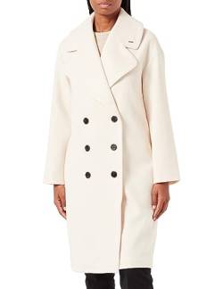 Mexx Women's Midi Length Coat Jacket, Pearl White, XS von Mexx
