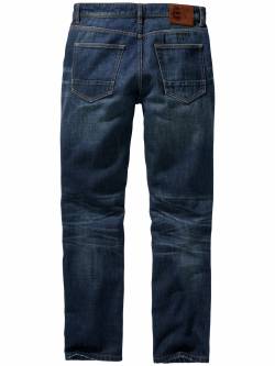 Mey & Edlich Herren Gitter-Jeans blau 38/32 von Mey & Edlich