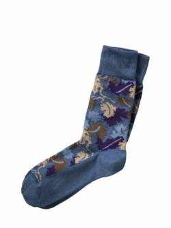 Mey & Edlich Herren Herbstlaub-Socken blau 43-46 von Mey & Edlich