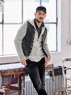 Mey & Edlich Herren Kompatible Strickjacke grau 46 von Mey & Edlich