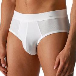 2er Pack Mey Herren Sport-Pants - Noblesse - 2810 - Farbe Weiß - Größe 7 - Herren Slip - Unterhose mit Softbund von Mey