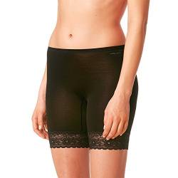 Mey 2er Pack Damen Slip mit Bein – Größe 40 – Schwarz – Leggings ohne Seitennähte – Langbeinschlüpfer – Unterhose mit langem Bein – 2er Pack Lights von Mey