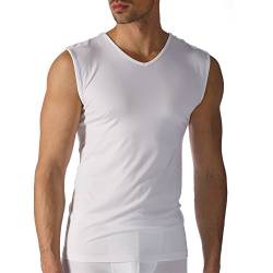 Mey 2er Pack Herren Business-Shirt – Größe 6 – Weiß – Unterhemd ohne störende Seitennähte – Muskel-Shirt – Tank Top - 42537 Software von Mey