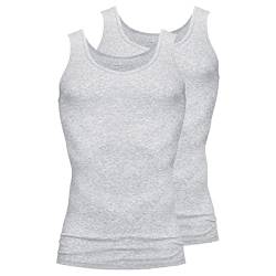 Mey - Casual Cotton - Unterhemd - 2er-Pack (6 Light Grey Melange) von Mey