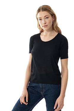 Mey Damen Shirt Halbarm Basic Serie Exquisite Schwarz S(38) von Mey