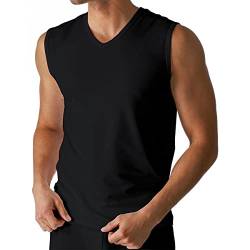 Mey - Dry Cotton 460 - Muskel Shirt - Unterhemd - 2er Pack (4 Schwarz) von Mey
