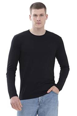 Mey Loungewear Serie Hybrid T-Shirt Herren Shirt 1/2 Arm Schwarz M(M) von Mey
