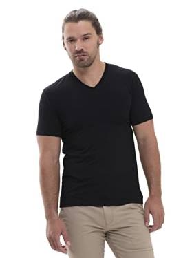 Mey Loungewear Serie Hybrid T-Shirt Herren Shirts 1/2 Arm Schwarz M(M) von Mey