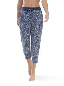 Mey Nachtwäsche Serie Kayla Damen Yoga Pants New Blue XS(XS) von Mey