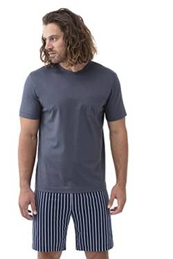 Mey Nachtwäsche Serie Portimo Herren Schlafanzüge kurz Soft Grey XXL(56) von Mey