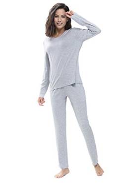 Mey Nachtwäsche Serie Sleepy & Easy Damen Yoga Pants Hellgrau-Melange L(42) von Mey