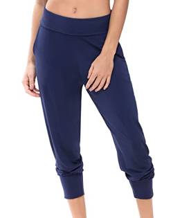 Mey Nachtwäsche Serie Sleepy & Easy Damen Yoga Pants True Blue XXL(46) von Mey