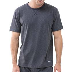 Mey Nachtwäsche Serie Zzzleepwear Herren Homewear Shirts Smoke Melange L(L) von Mey