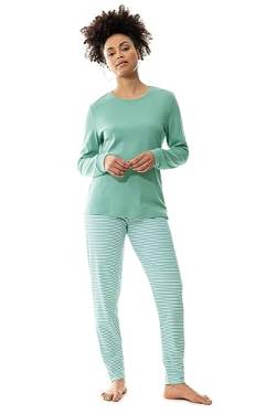 Mey Night Serie Yella Damen Schlafanzüge Desert Sage XL(44) von Mey