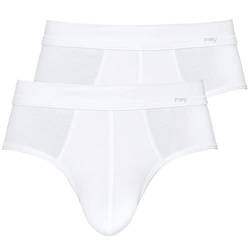 Mey - Noblesse - Sport-Slip - Unterhose - 2er Pack (5 Weiß), M, 2810-P von Mey