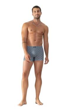 Mey Tagwäsche Serie Flowery Herren Shorties Deep Blue Sky L(6) von Mey