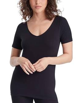 Mey Tagwäsche Serie Superfine Organic Damen Shirts 1/2 Arm Schwarz XS(36) von Mey