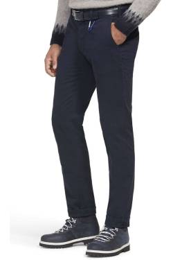 Meyer M5Regular Fit Chino navy, Einfarbig von Meyer