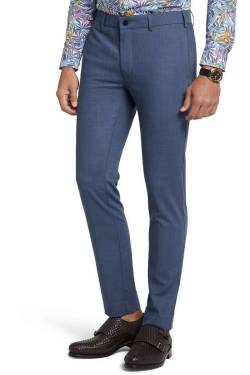 Meyer M5Regular Fit Chino royal, Einfarbig von Meyer