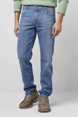 Meyer M5Regular Fit Jeans royal, Einfarbig von Meyer