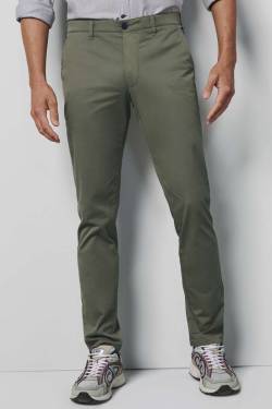 Meyer M5Slim Fit Chino dunkelgrün, Einfarbig von Meyer