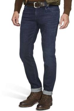 Meyer M5Slim Fit Jeans blau, Einfarbig von Meyer