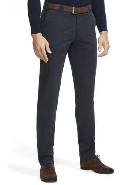 Meyer Modern Fit Chino marine, Einfarbig von Meyer