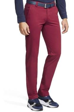 Meyer Modern Fit Chino rot, Einfarbig von Meyer