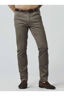 Meyer Modern Fit Hose khaki, Einfarbig von Meyer