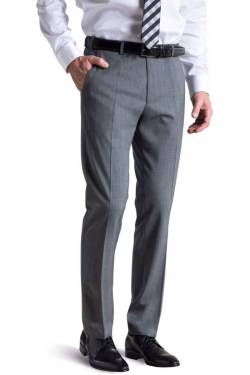 Meyer Modern Fit Stoffhose grau, Einfarbig von Meyer