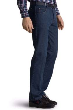 Meyer Regular Fit Jeans blau, Einfarbig von Meyer