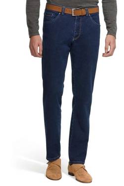 Meyer Slim Fit Jeans blau, Einfarbig von Meyer