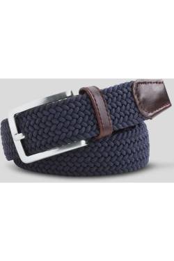 Meyer Super Stretch Gürtel navy, Strukturiert von Meyer