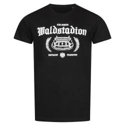 Eintracht Frankfurt, T-Shirt Waldstadion Retro Black (DE/NL/SE/PL, Alphanumerisch, 3XL, Regular, Regular) von Mi Barrio