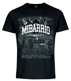 Mi Barrio Reprint T-Shirt,Waldstadion, HBF Viertel, T-Shirt in schwarz oder weiß zurück ins Leben (XXL, Schwarz) von Mi Barrio