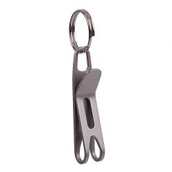 MiOYOOW Schlüsselanhänger Titan Anti-Lost Schlüsselhalter Autoschlüsselkette für Männer und Frauen von MiOYOOW