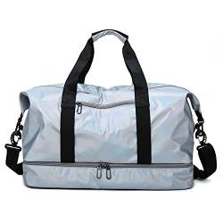Sport Reisetasche Handgepäck Yogatasche wasserdichte Sporttasche große Business-Reisetasche mit separatem Schuhfach für Männer und Frauen von MiOYOOW