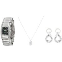 Miabelle Schmuckset Elegantes Diamantschmuck-Set Uhr Halskette und Oh von Miabelle