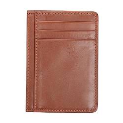 Blockierender Kreditkartenhalter Für Männer Und Frauen Kurze Brieftasche Vintage Stil Schmale Taschengeldbörsen Kleine Brieftasche Für Männer von Miaelle