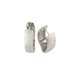 Basic Silber Ohrringe SCR44 Damen Creolen Sterling-Silber 925 Silber von Miamar