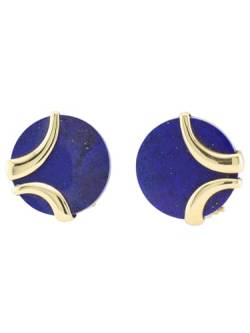 MIAMAR Ohrringe 0500335 Damen Ohrstecker 14 Karat (585) Gelbgold Gold blau Lapis von Miamar