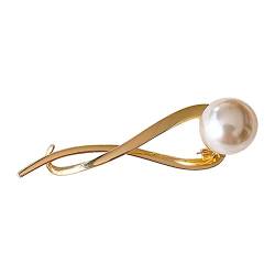 Minimalistische Haarspangen Haarspangen für Frauen und Haarnadeln Moon Pearl Hair Pins Kurze Haarspangen von MianYaLi