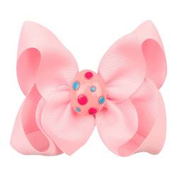 Ostern Party Ornamente Ostereier Funnys Bow Ribbon 4.5 Bow Kids Hair Clips Haarspangen Gefüttert von MianYaLi