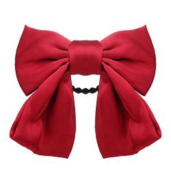 Schmuck Haarnadel Rot Romantischer Retro Mädchen Geschenke Französisch Schleife Clip Kopfschmuck Haarspange Bikini Schmuck von MianYaLi