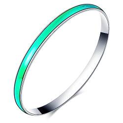 MicVivien Legierung Farbwechsel Armband für Damen Herren Mädchen Temperatur Farbe Stimmung Bangles Armreif Schmuck von MicVivien