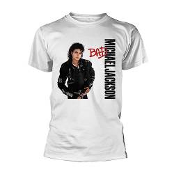 Michael Jackson Bad White T-Shirt M von Michael Jackson