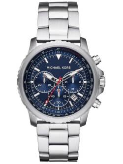 Cortlandt Sport Chrono, blue/silver, Metallband von Michael Kors