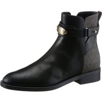 MICHAEL KORS DARCY FLAT BOOTIE Stiefelette mit Monogramm-Print an der Ferse von Michael Kors